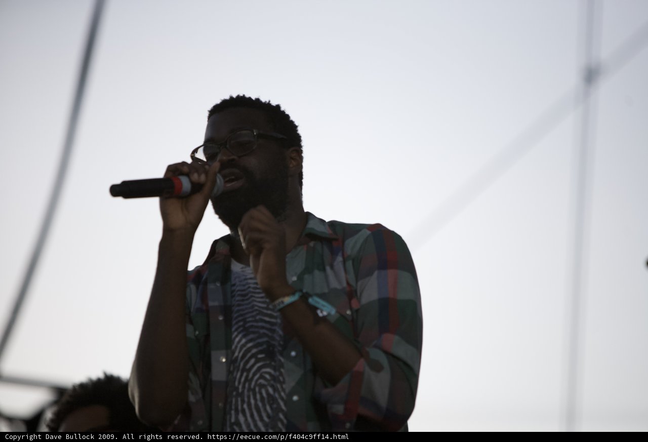 Tunde Adebimpe Rocks Coachella 2009