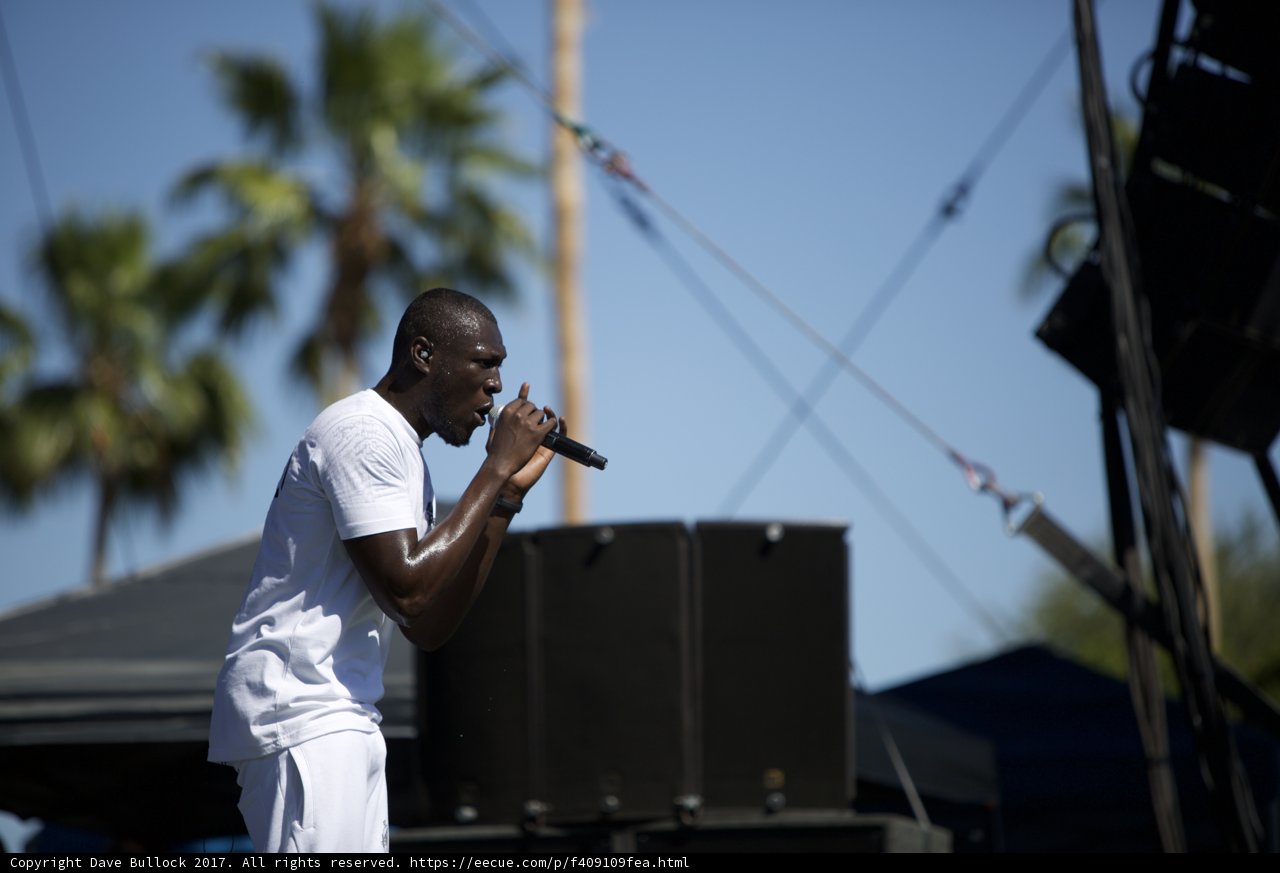 Stormzy performing at Coachella