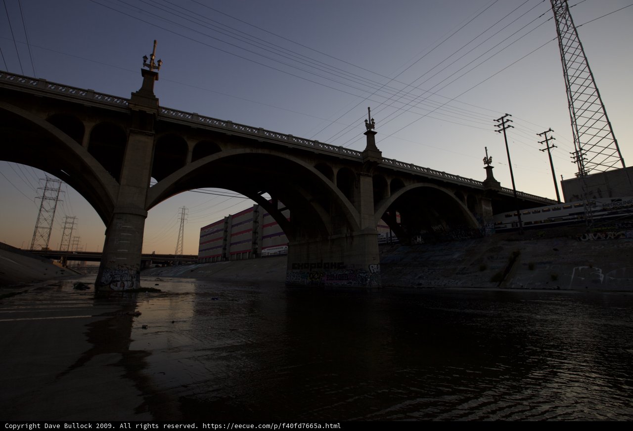 Sunset Over the Arch Bridge