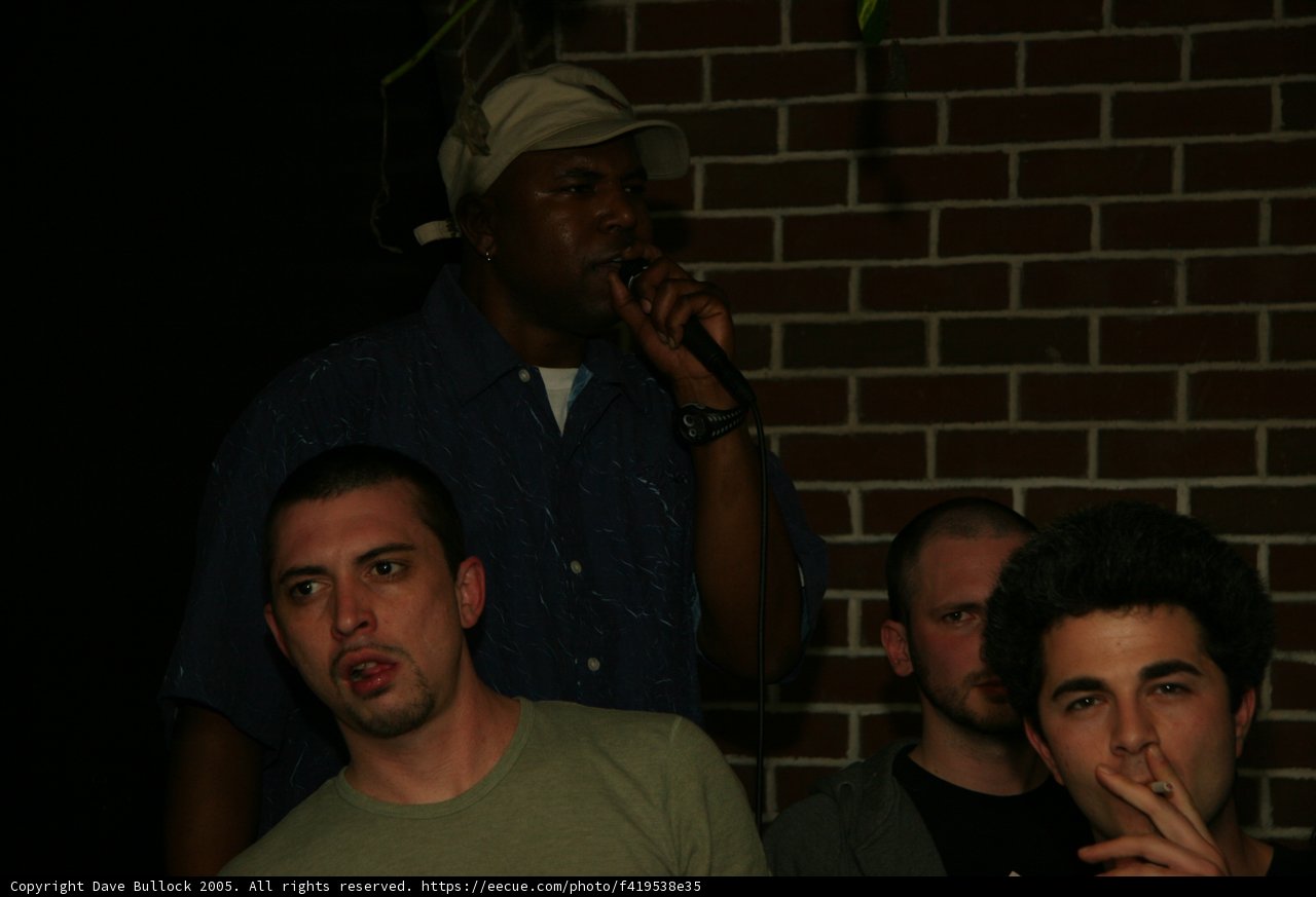 Steve J with Microphone in Hand