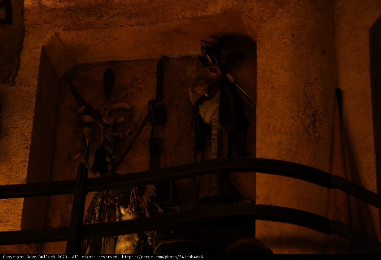 Weaponry Adorning the Crypt