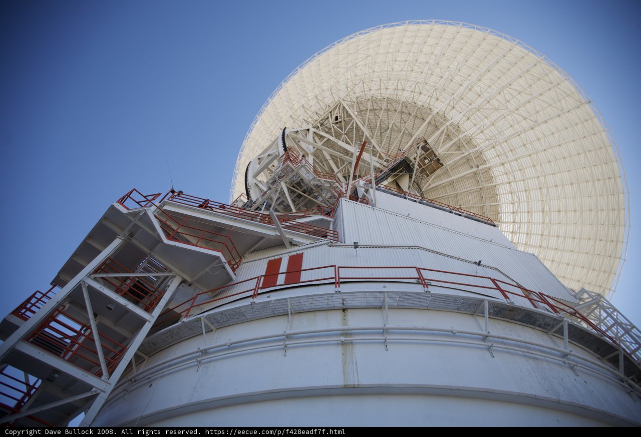 High Above the Sky: The Majestic Radio Telescope Antenna