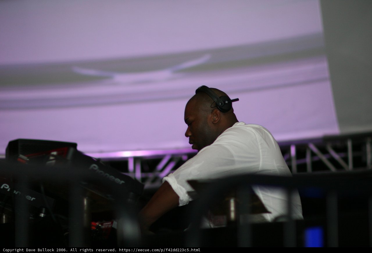 Entertaining the Crowd with his Deejay Skills