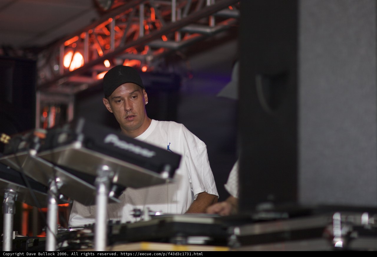 DJ S electrifies the crowd with his beats