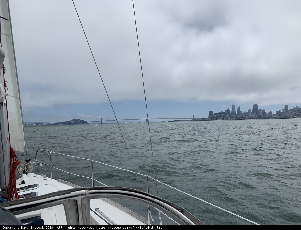 Sailing through San Francisco Bay