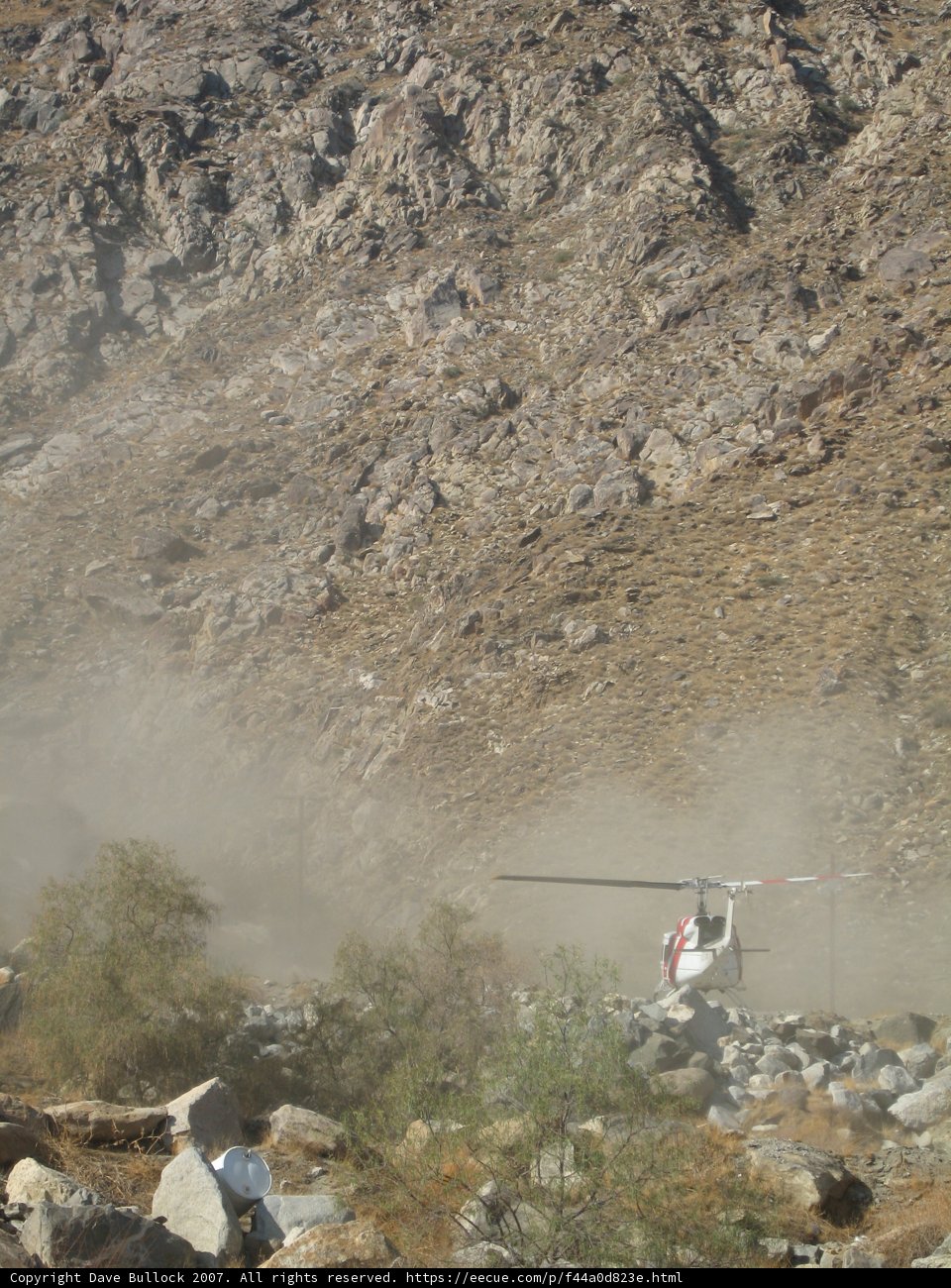 Aerial View of Rocky Terrain