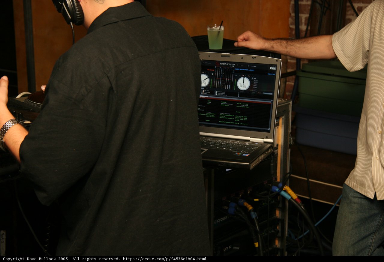 Black Shirt and Electronics
