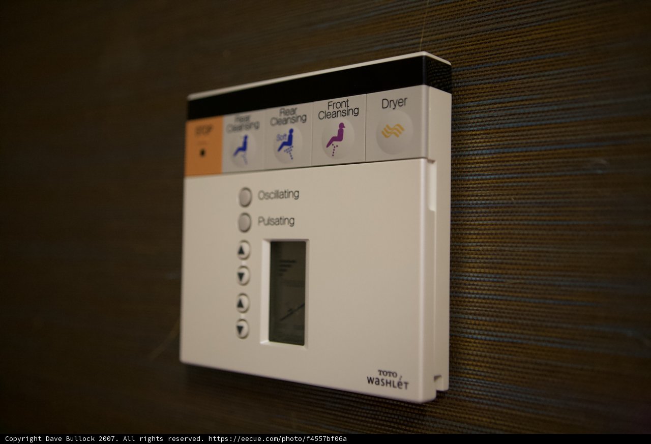 White Electronic Device with Button Controls
