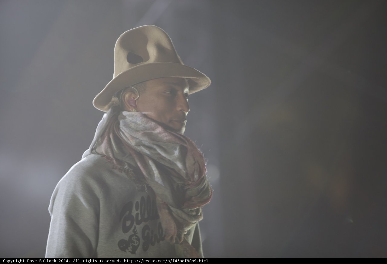 Pharrell Williams on Stage