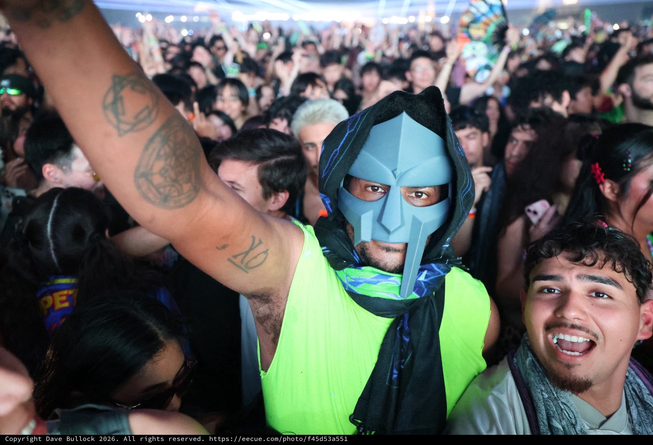 MF DOOM Masked Fan Commands the Crowd at Wobbleland