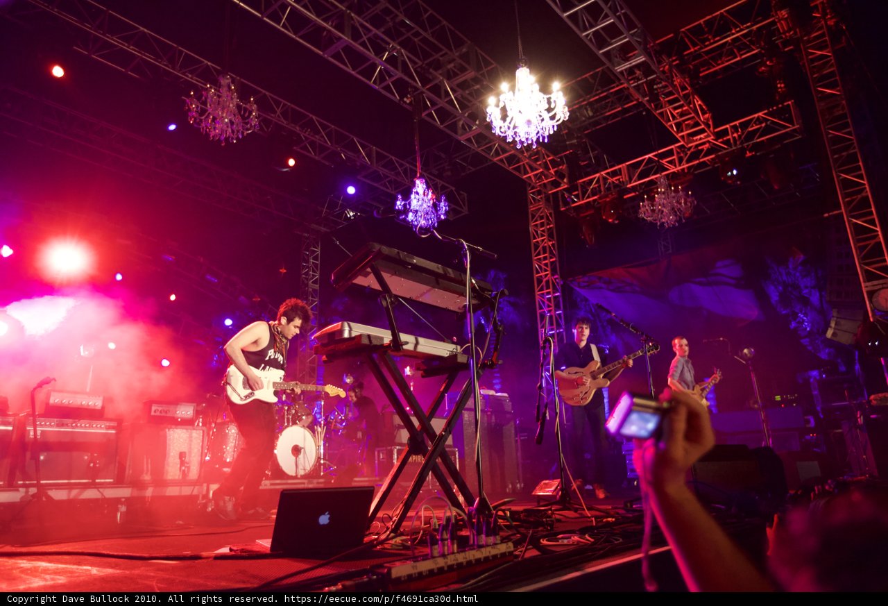 Rocking the Stage with Ezra Koenig and his Band