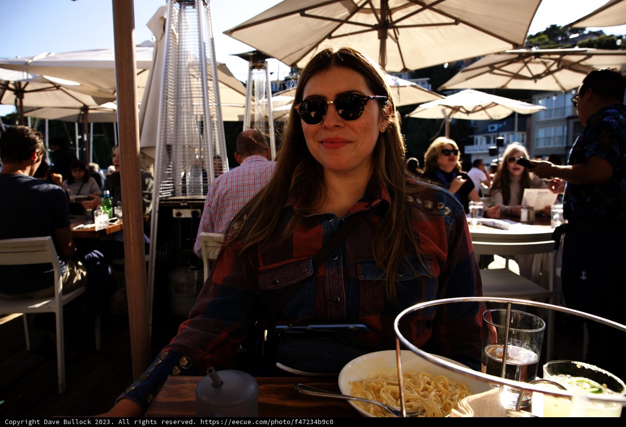 Vibrant Urban Lunch Gathering