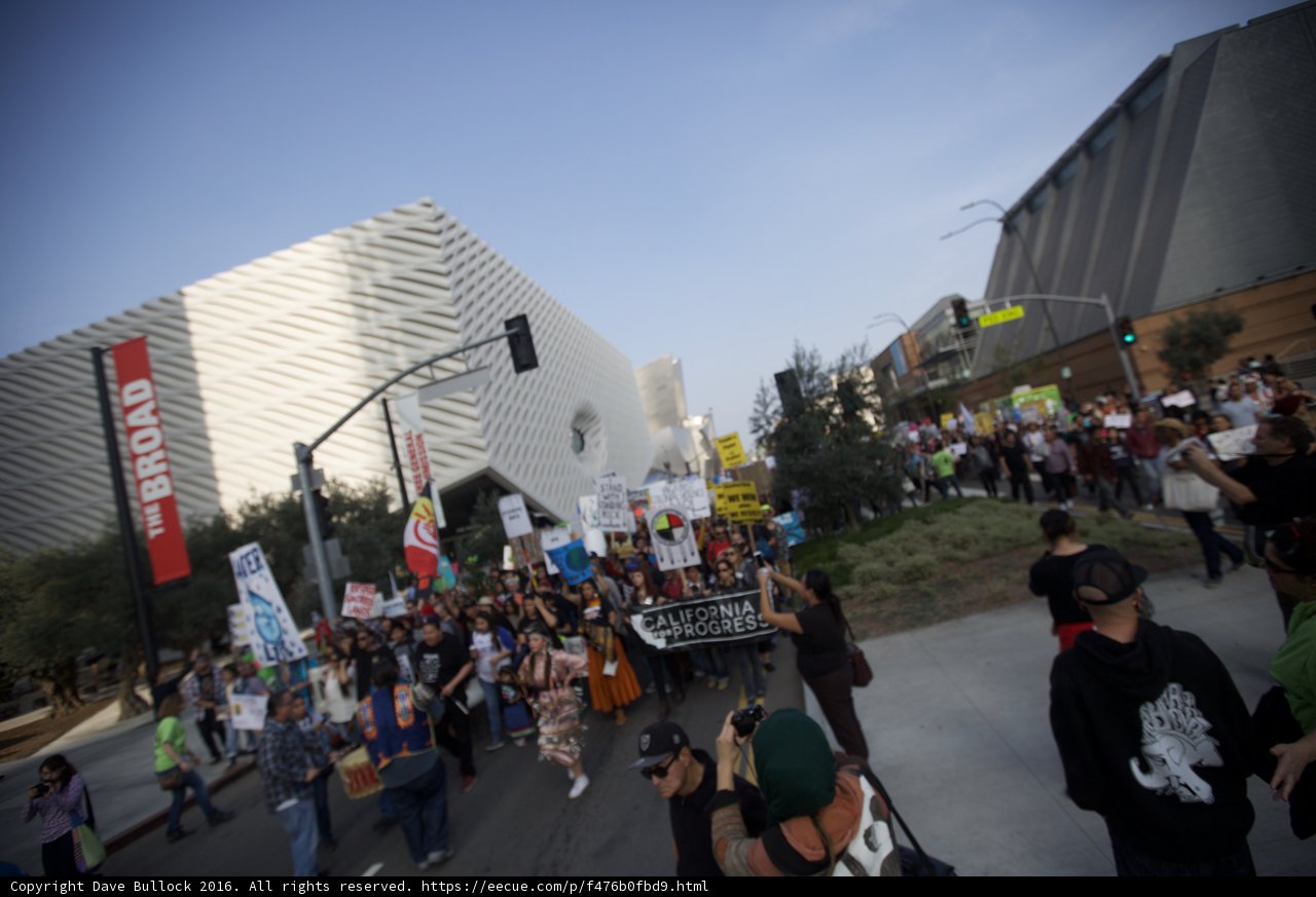 Pre-Coachella Protest Parade in Metropolis