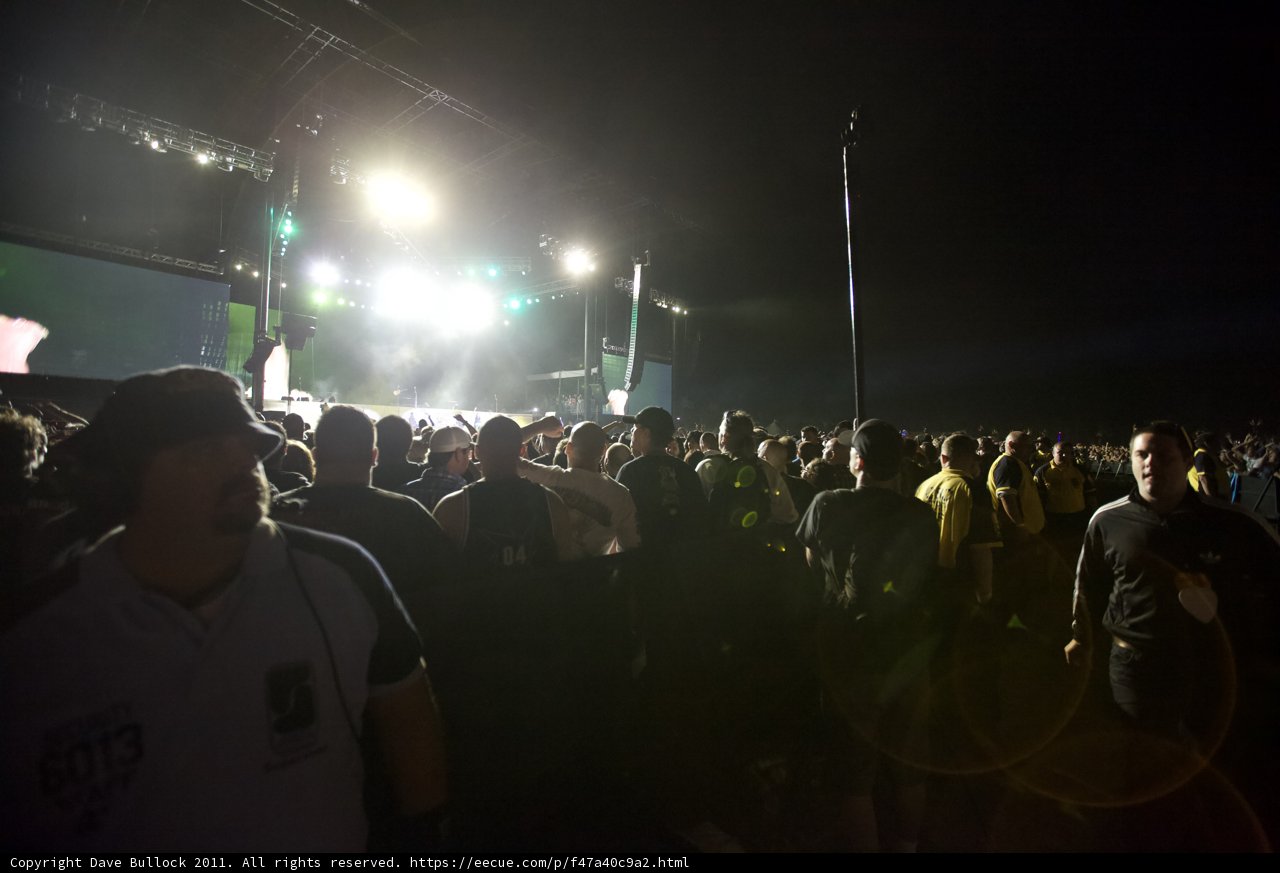 Nighttime Concert Flare