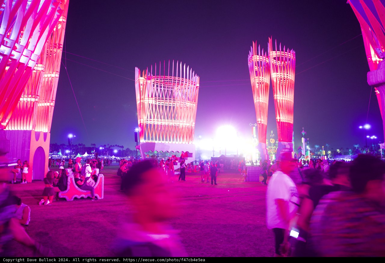 Neon Nights: Pulse of Coachella 2024