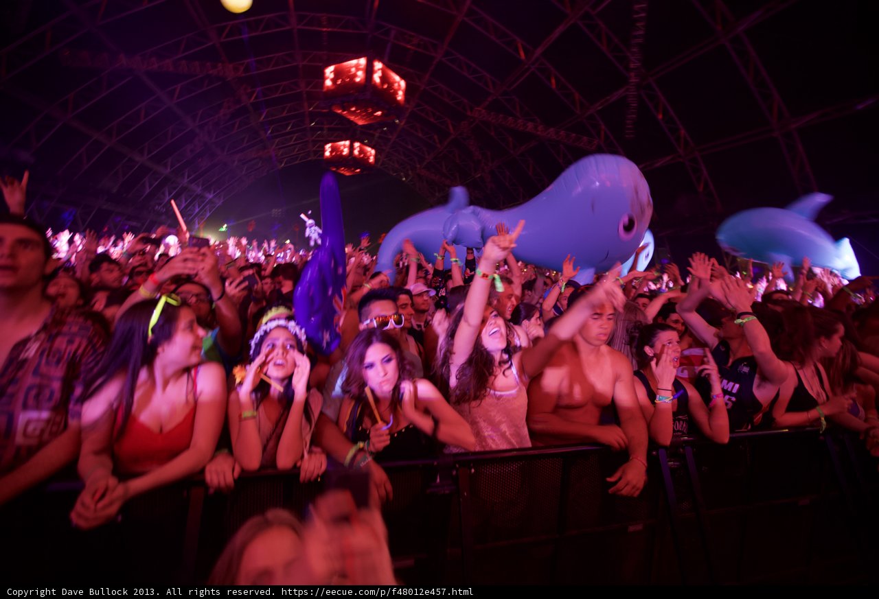 Whale Balloon Takes Over Coachella Crowd