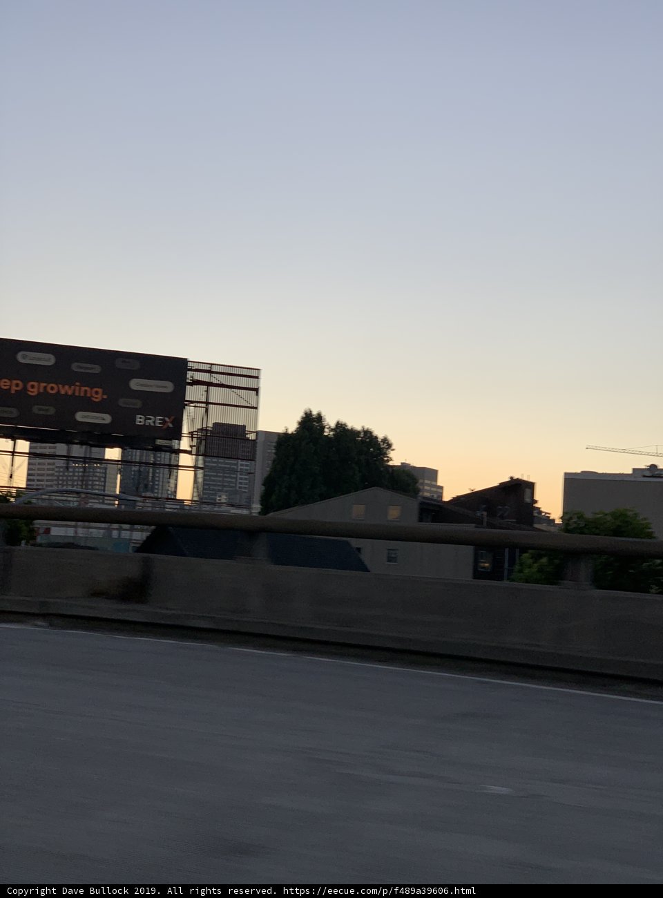City Sunset Advertisement