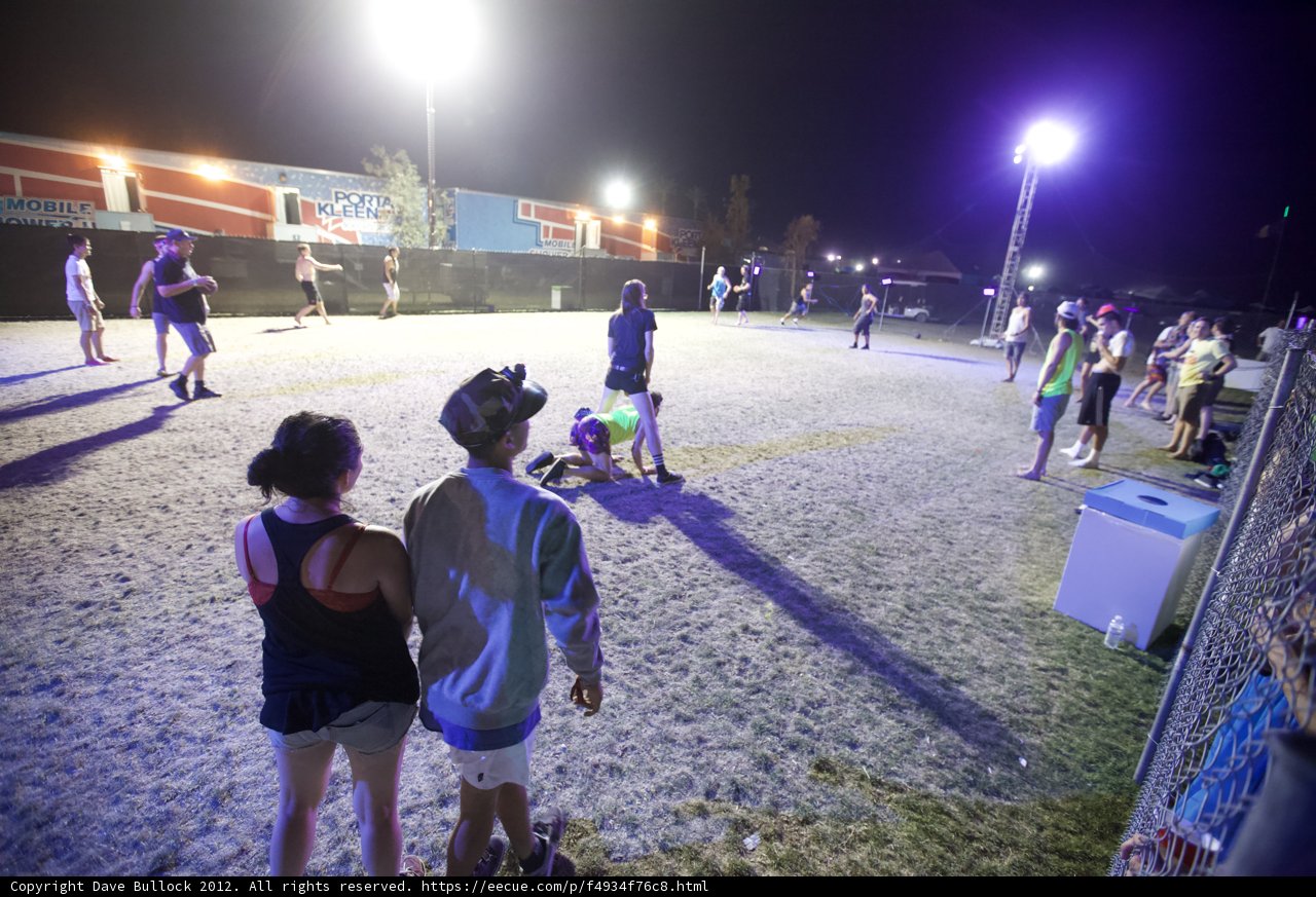 Nighttime Soccer Match