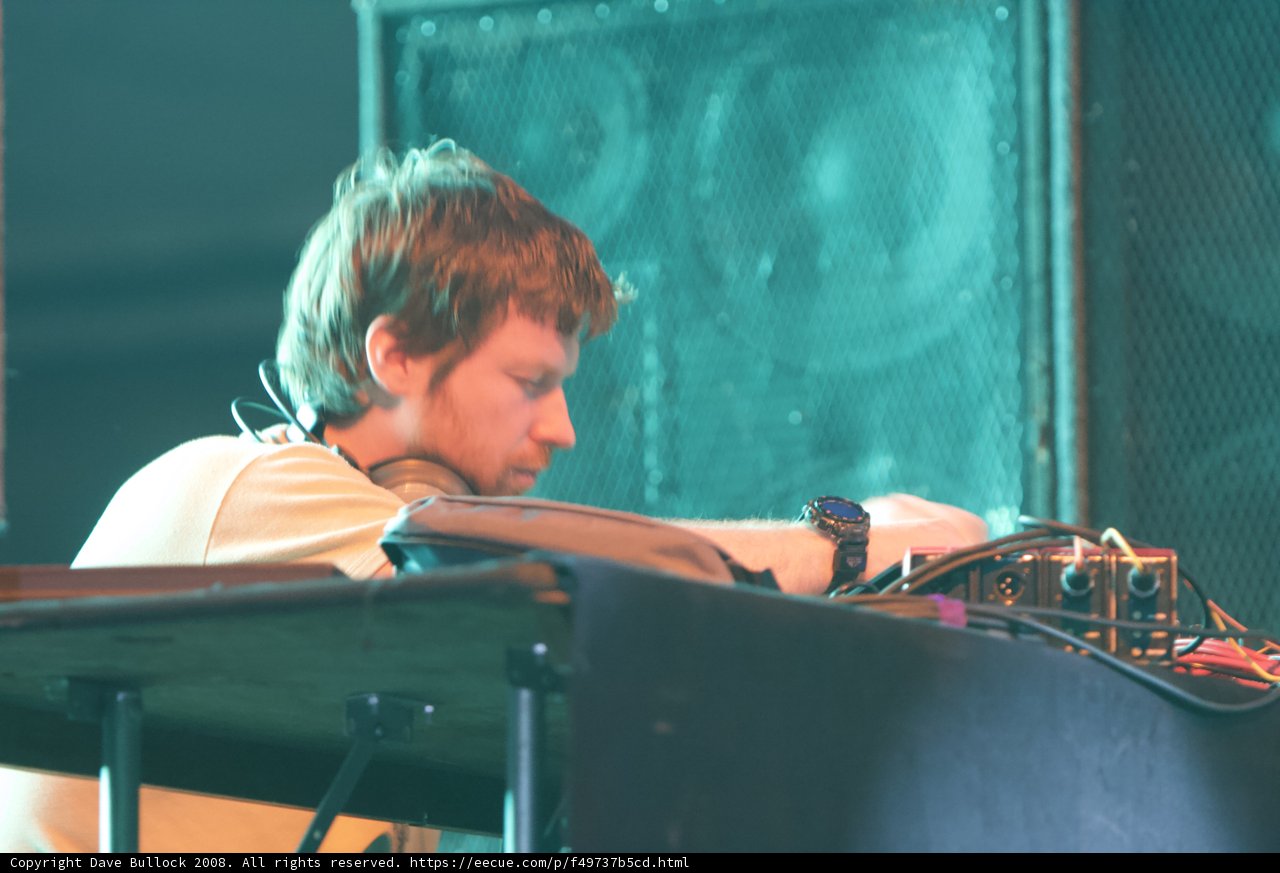 DJ Aphex Twin Entertains the Crowd at Coachella 2008
