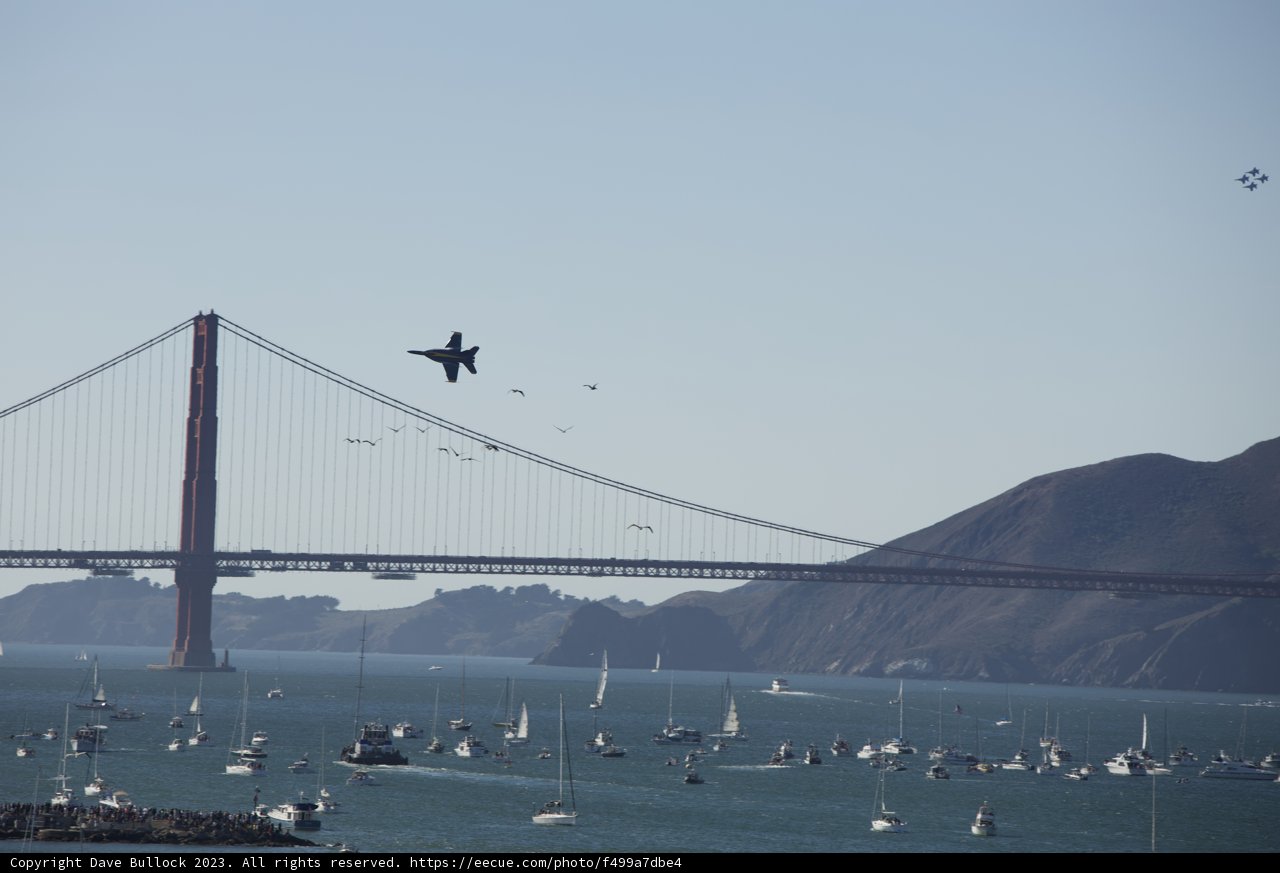 Jet Over The Bay
