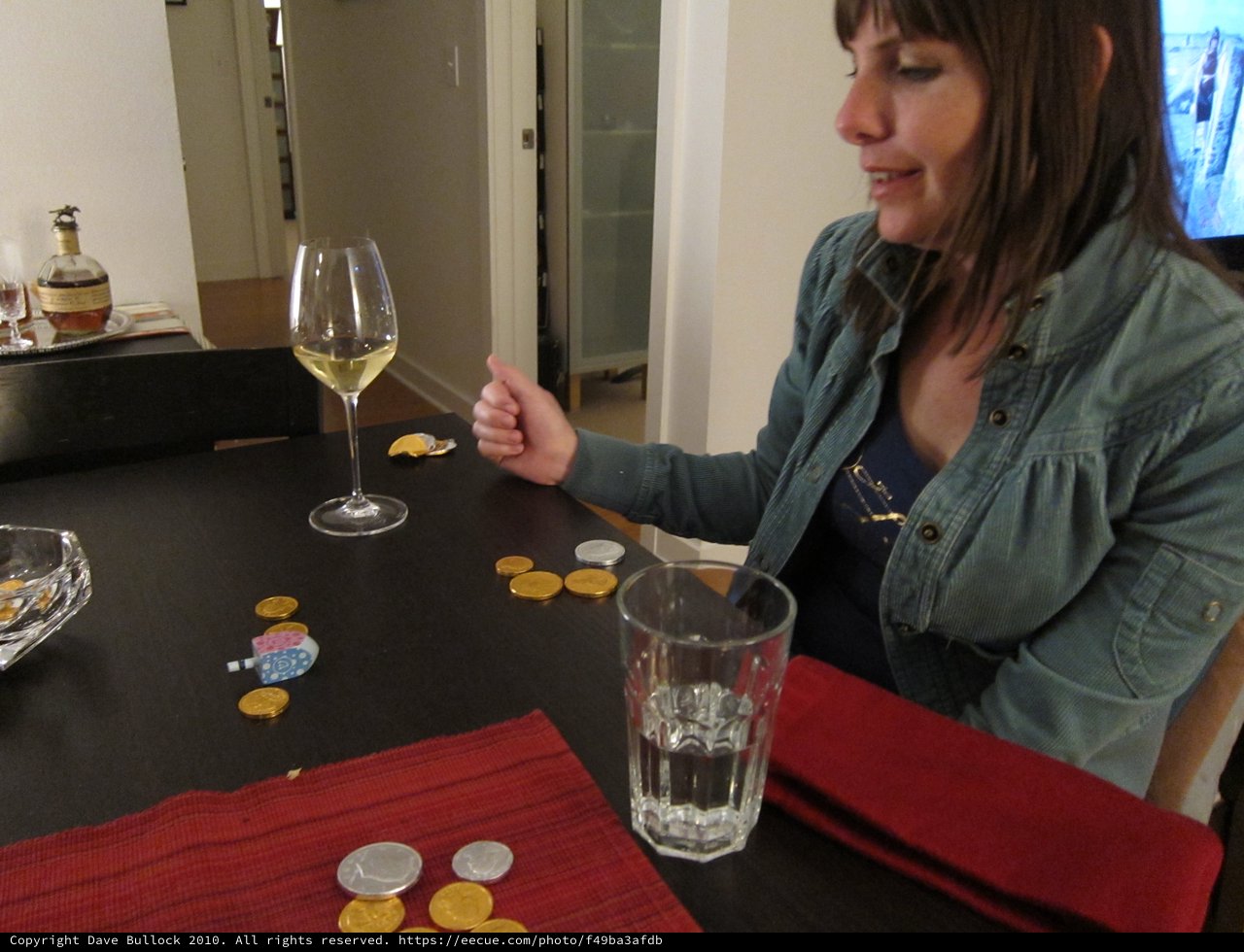 Celebrating Hanukkah with Gelt and Wine