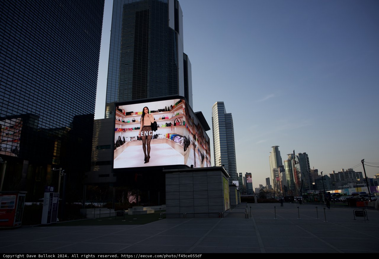 Electronic Billboard in Urban Korea