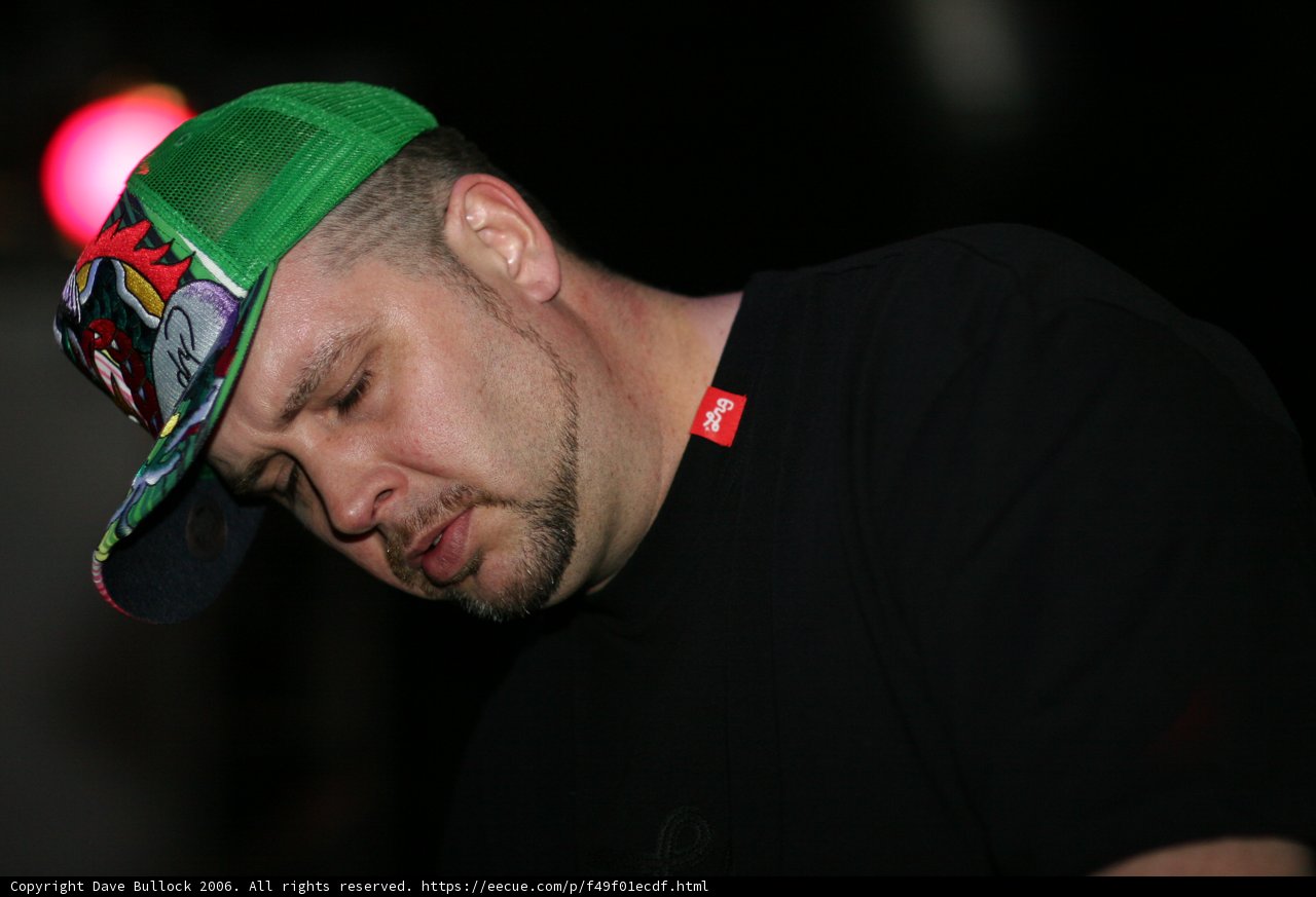 Sam in his signature cap
