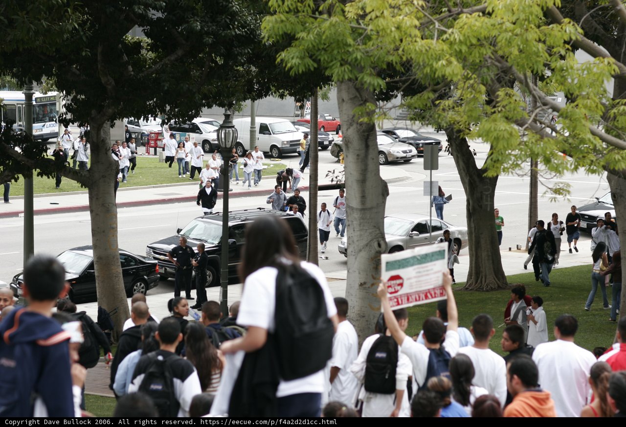 School Walkout: Standing Together on the Sidewalk