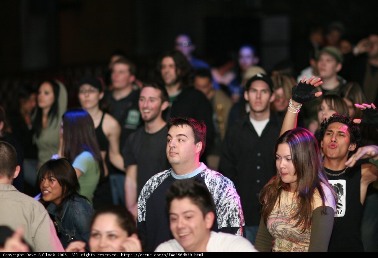 Urban Night Club Crowd