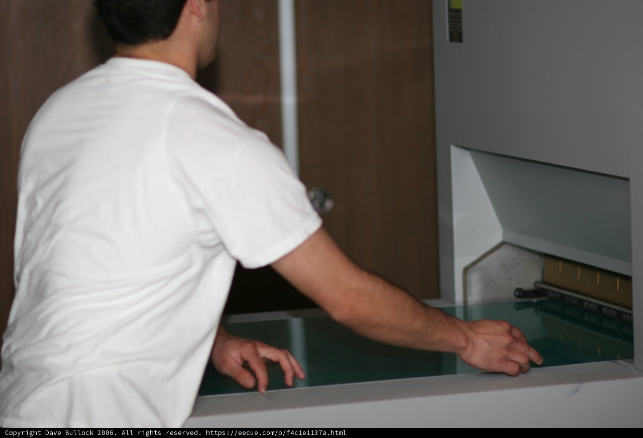 Paper Cutter in Action