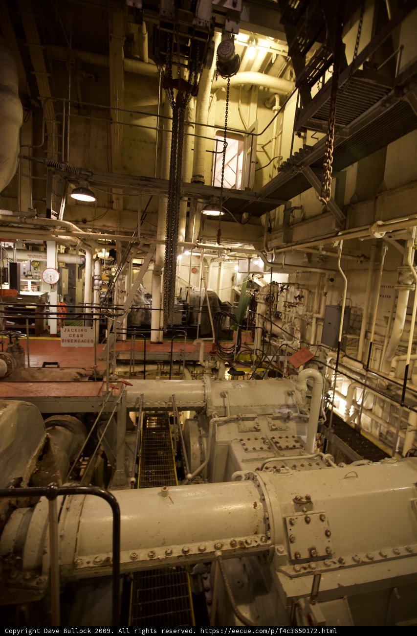 The Inner Workings of a Factory Ship's Engine Room