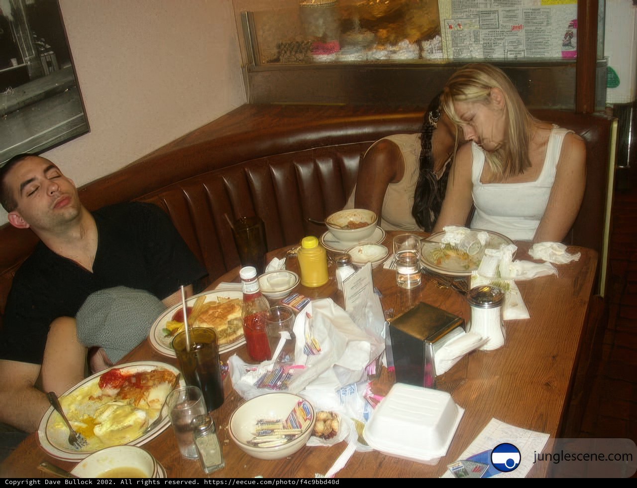 Enjoying a Meal Together