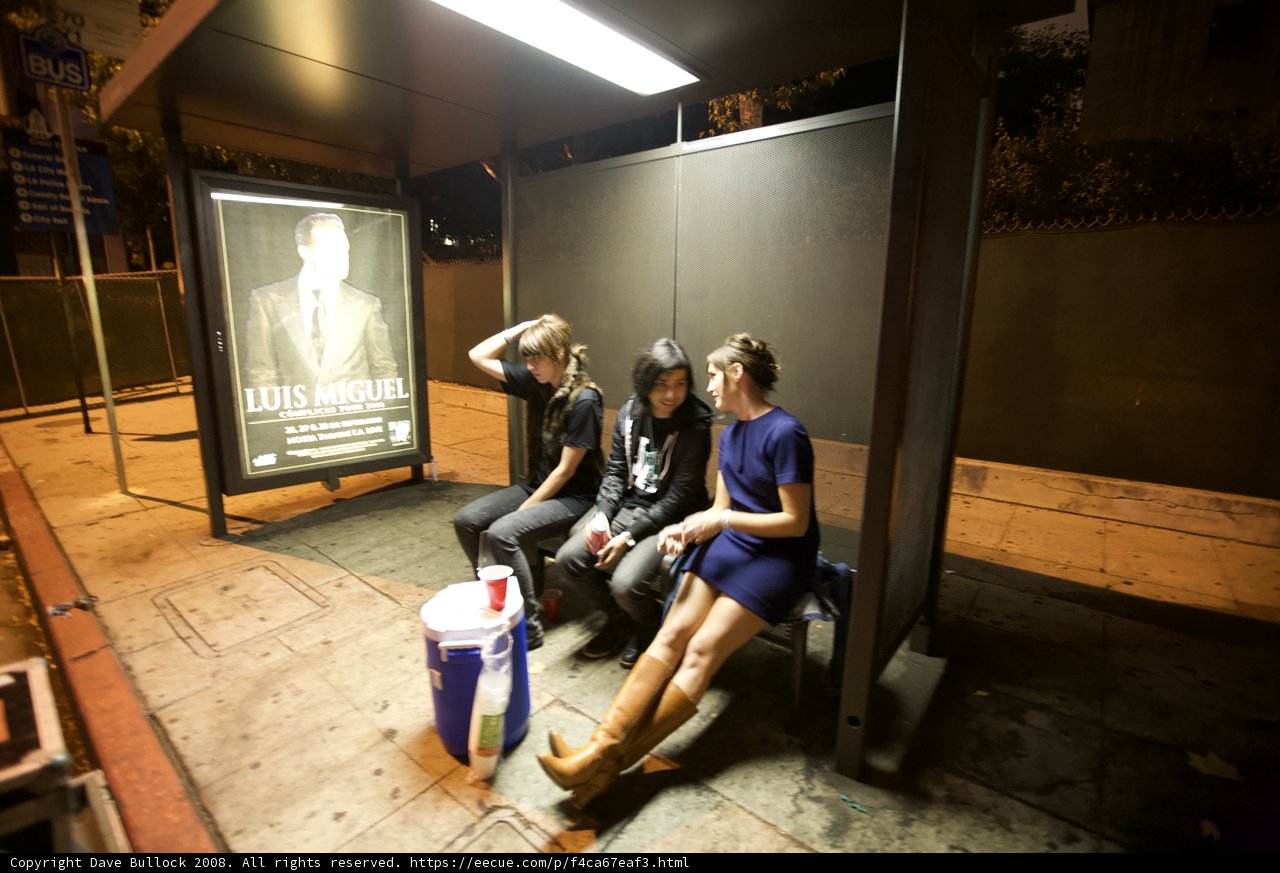 Evening at the Bus Stop