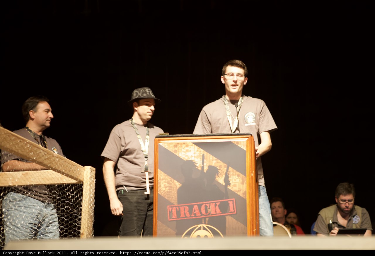 Speaking at the Podium