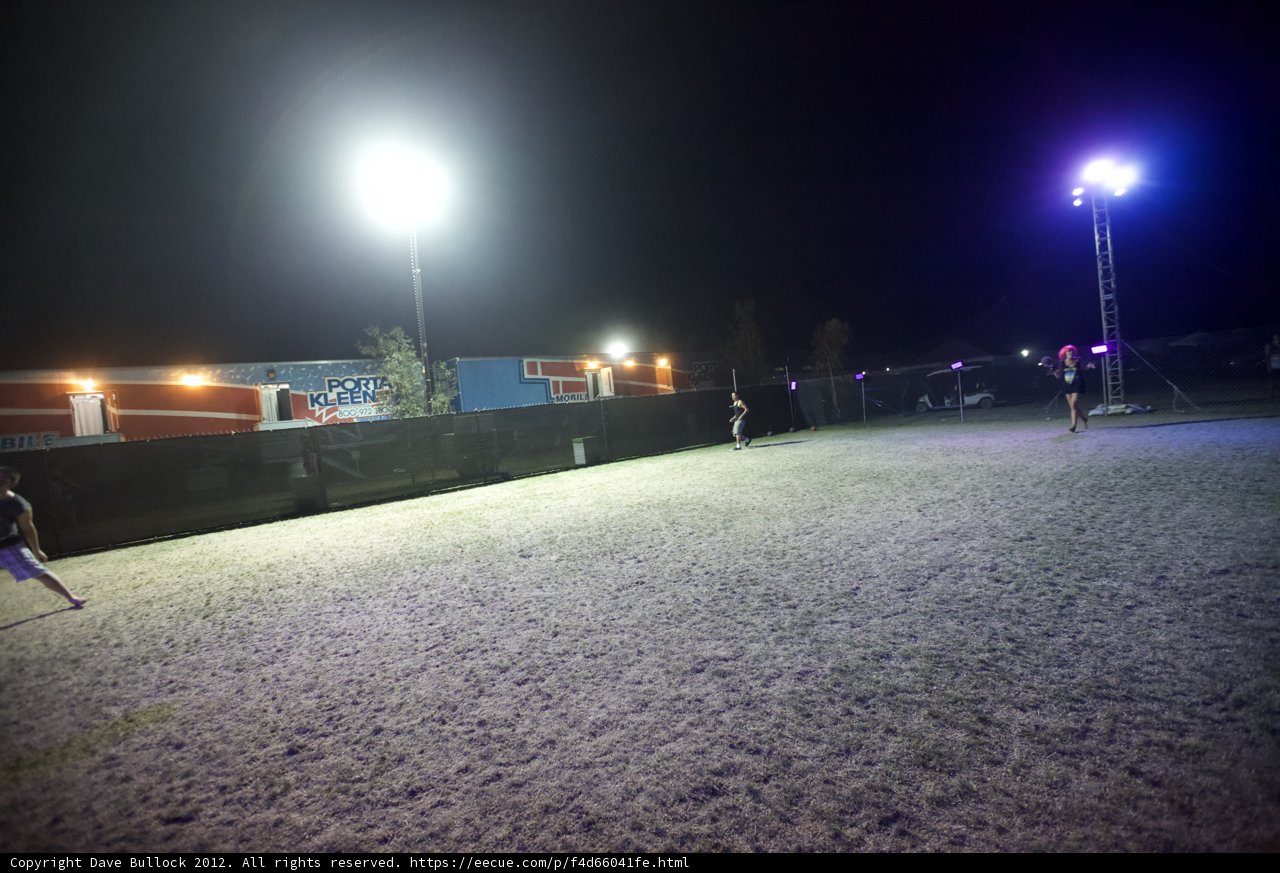 Nighttime Soccer Game