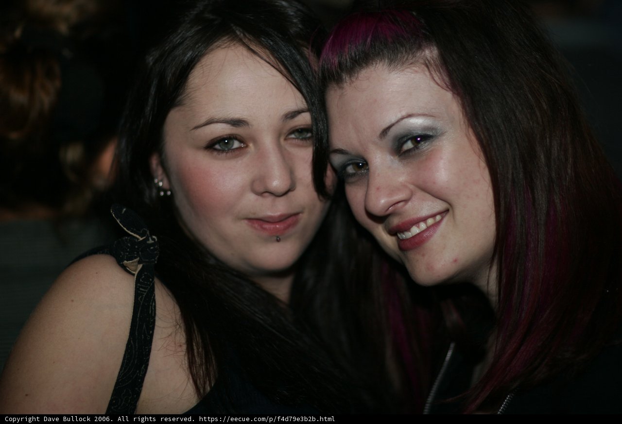 Two Happy Women Strike a Pose