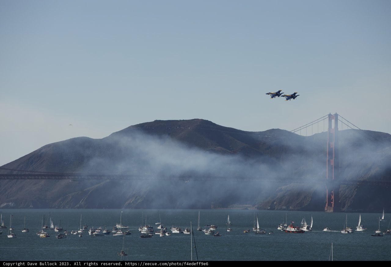 Magnificent Flyover at Fleet Week Air Show, 2023