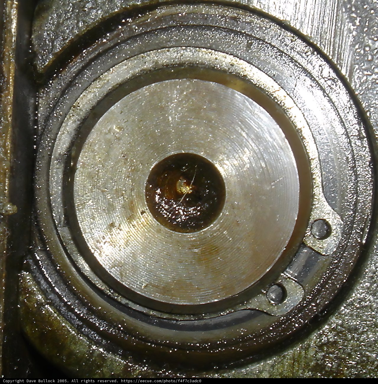 Close-Up of Spoke on Alloy Car Wheel