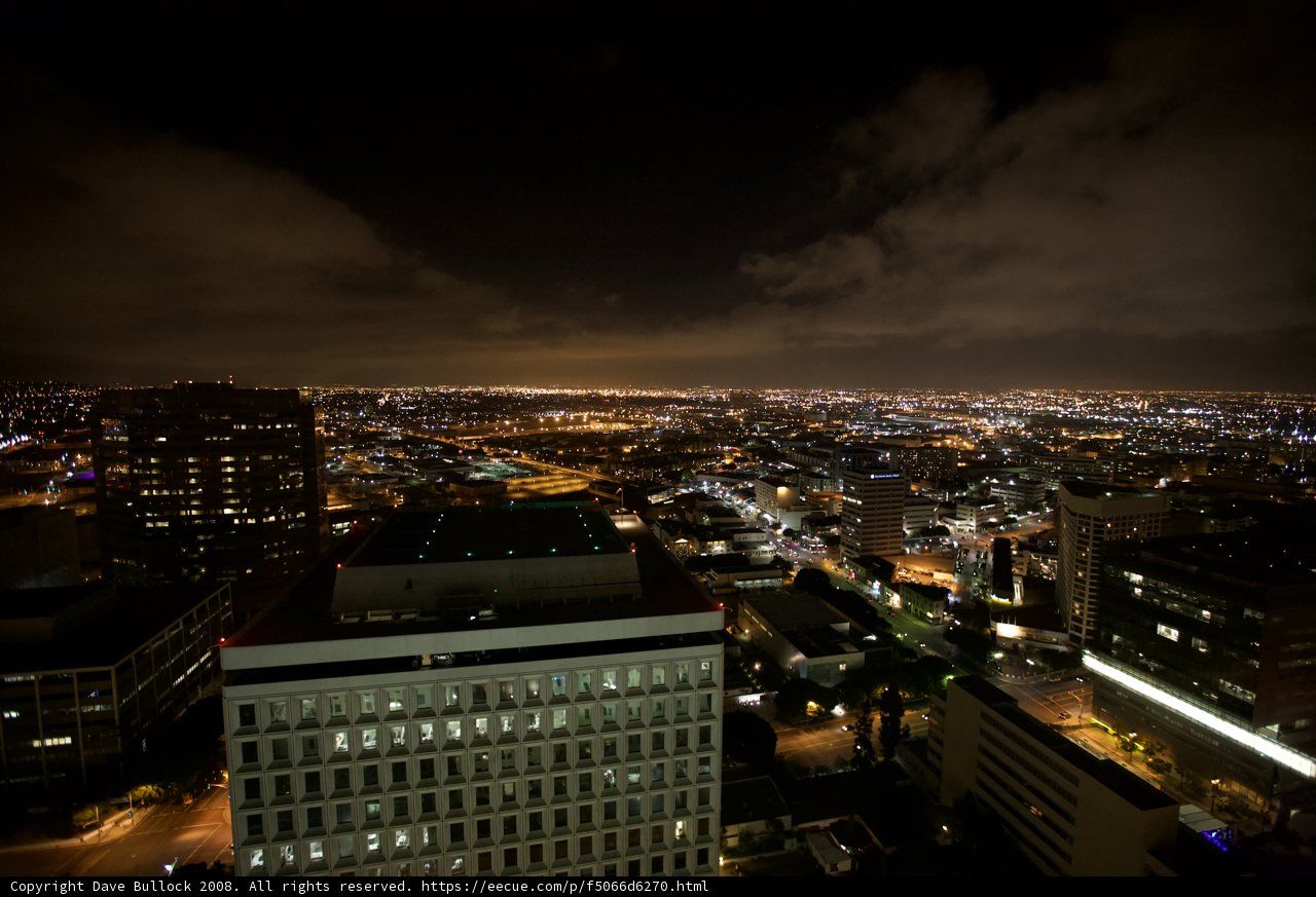 Metropolis Night Skyline
