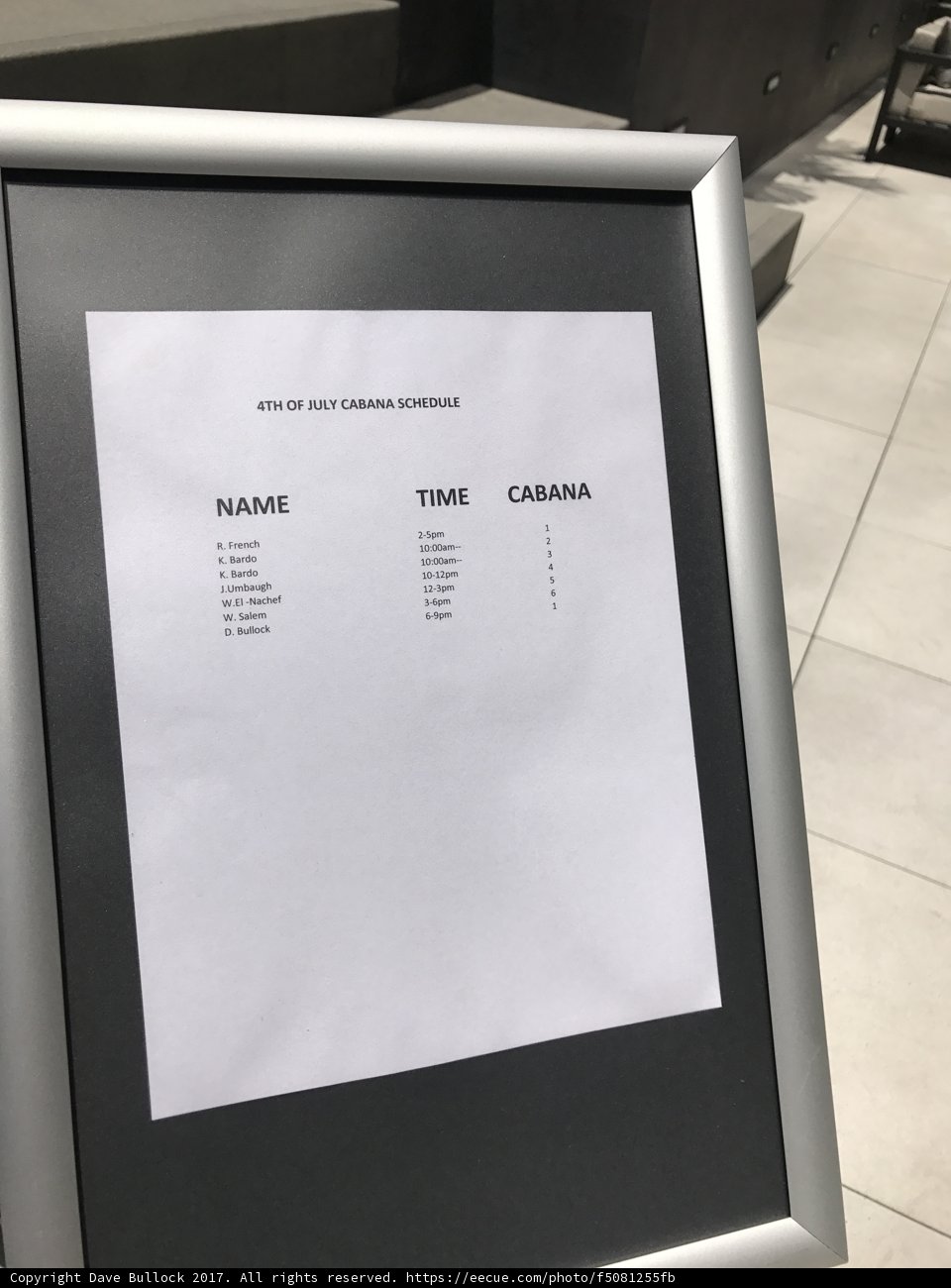List of Names