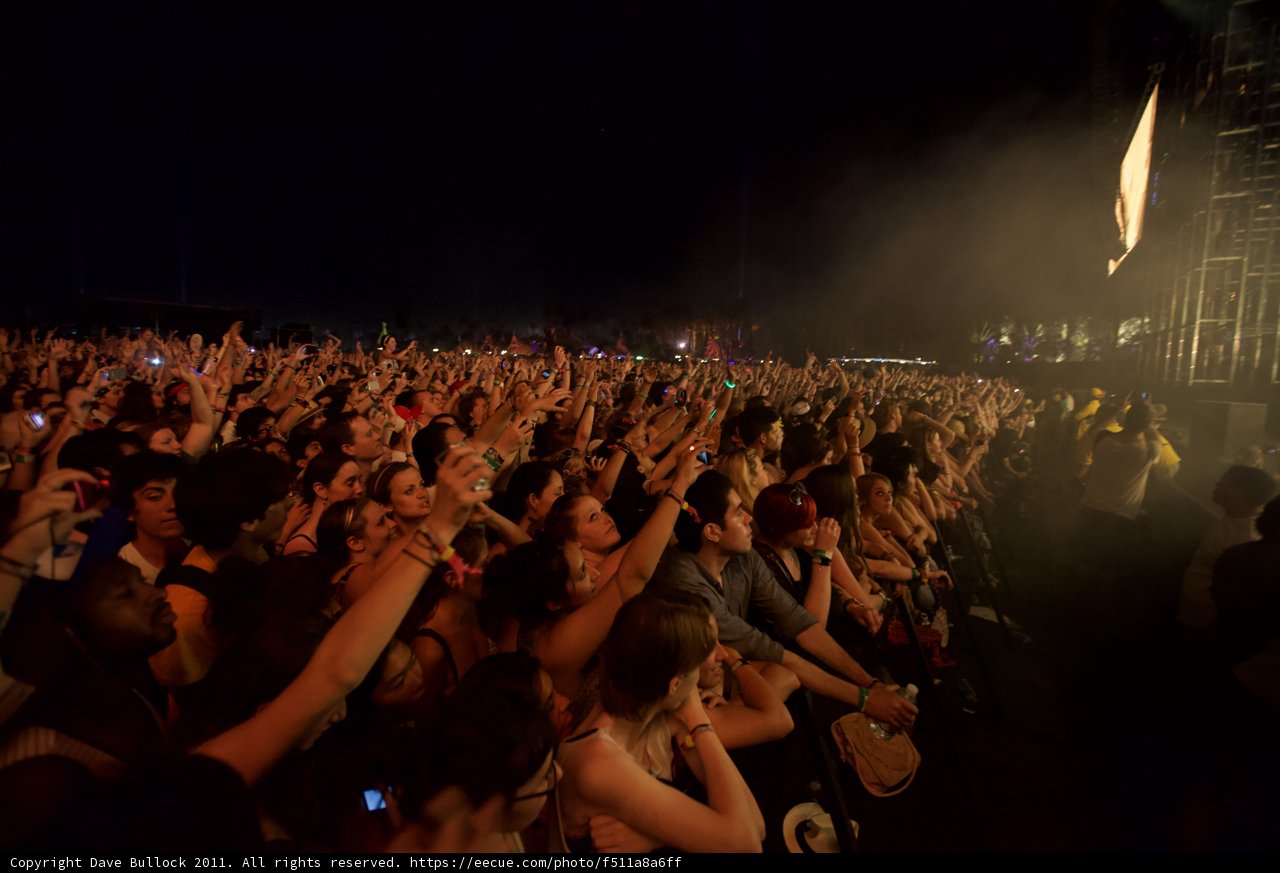 2011 Coachella Crowd Rocking Out
