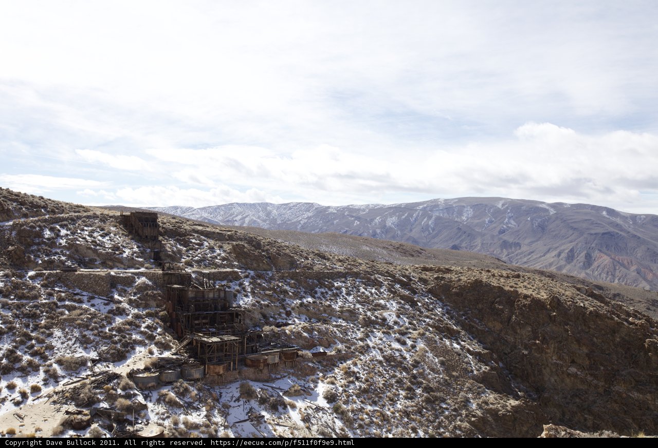 Majestic Frozen Mountain Range