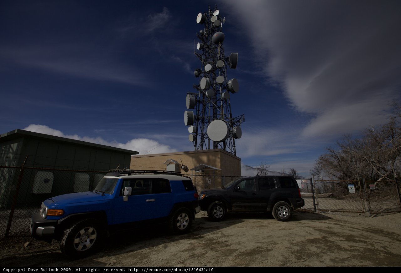 Cell Tower Parking Lot