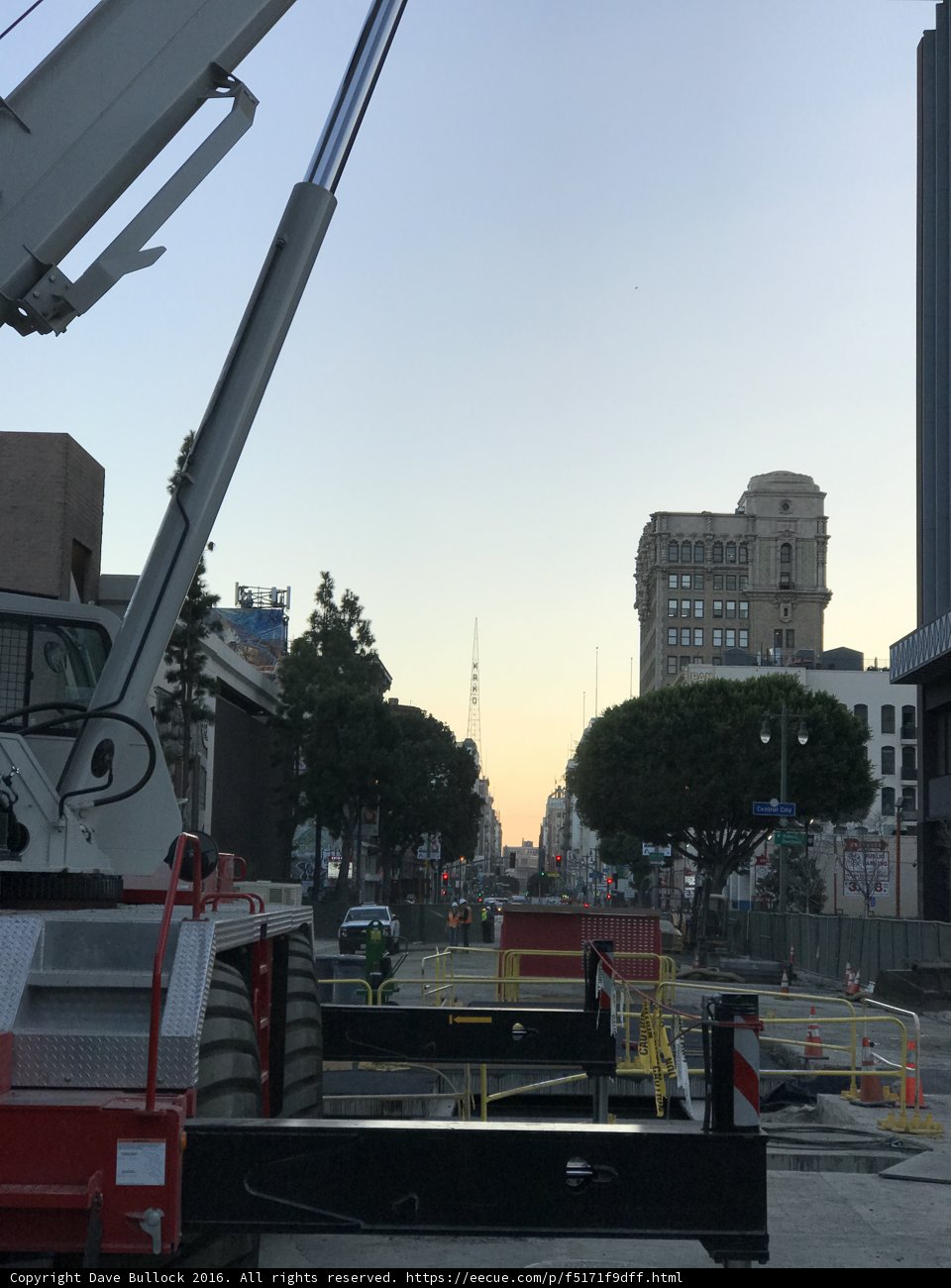 Construction Crane in Action