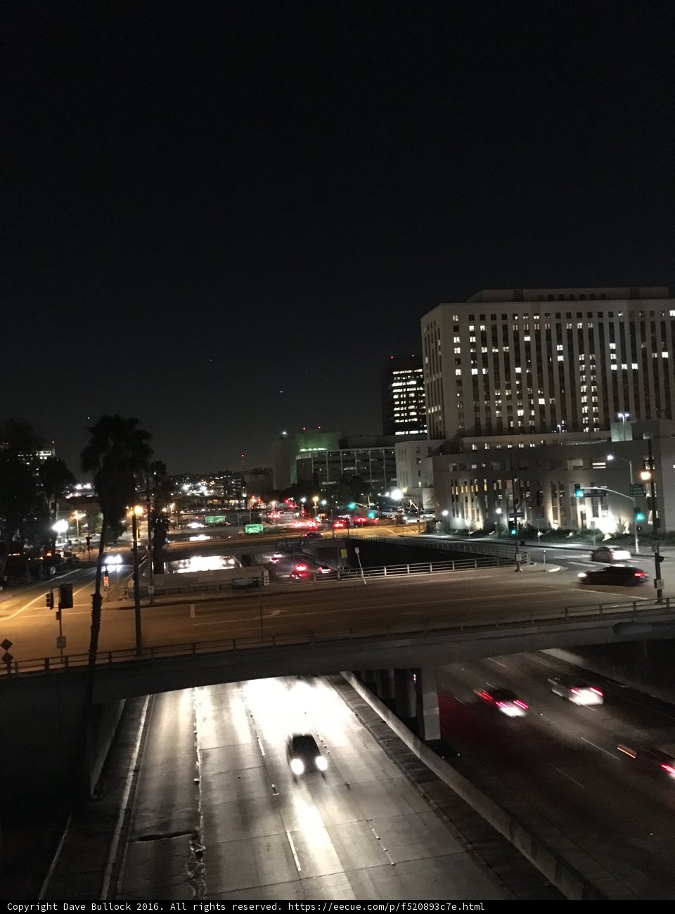 Night Traffic on the LA Freeway