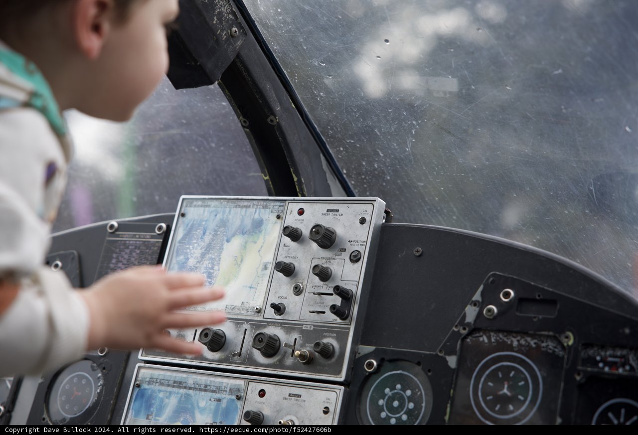 Little Pilot in Training