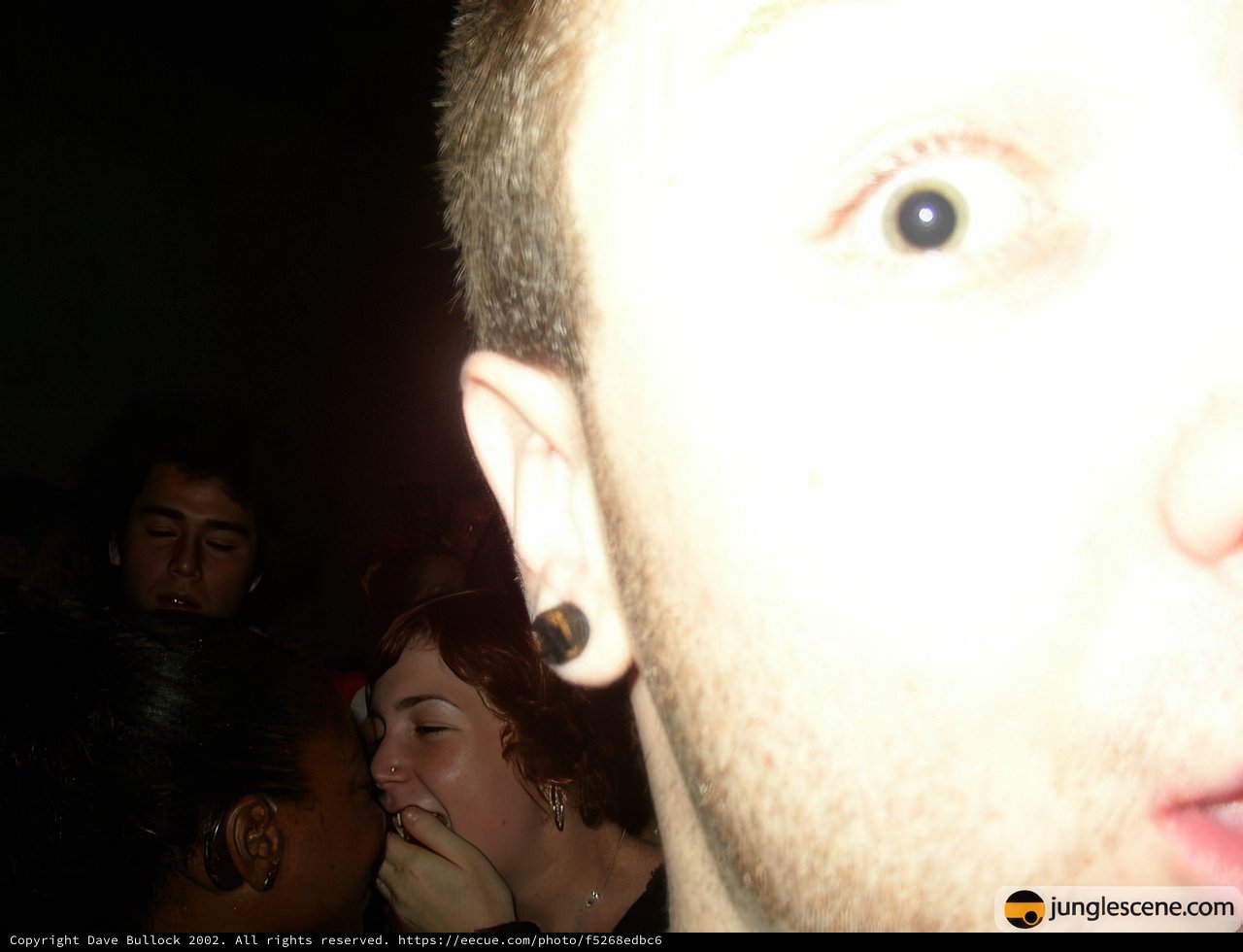 Pierced Man in a Wedding Crowd