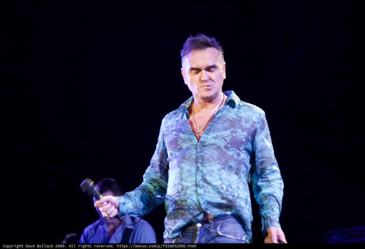 Morrissey Rocks Coachella Stage
