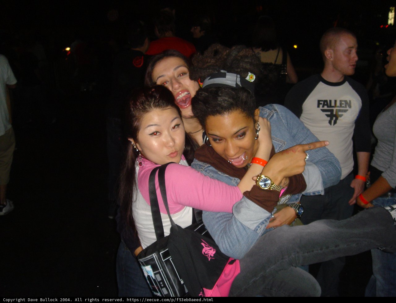 Embrace in the Urban Nightlife