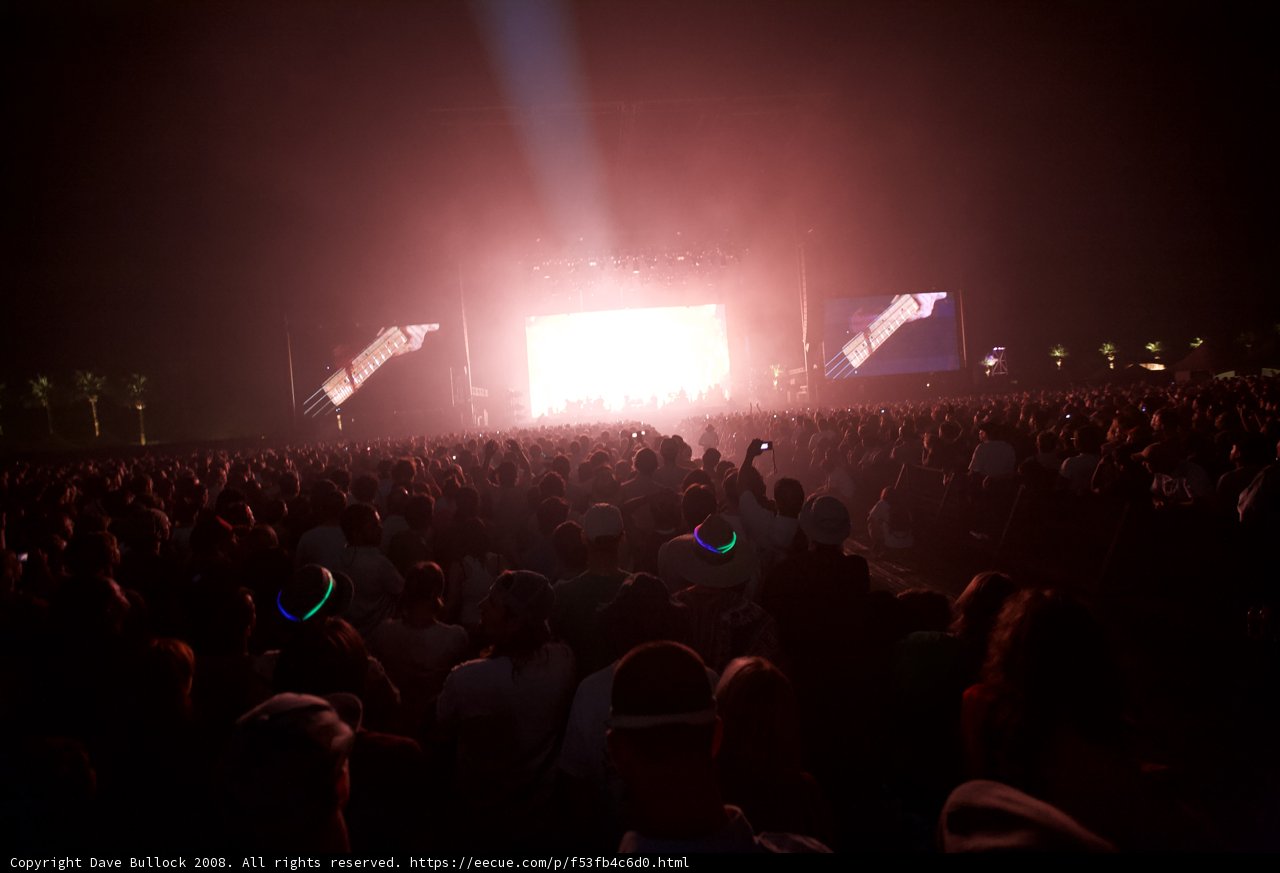 Electrifying Crowd at Coachella Rock Concert